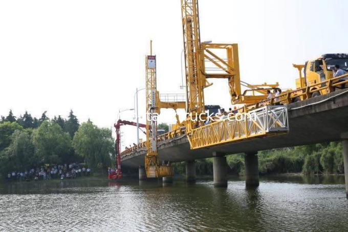 पुल निरीक्षण वाहन मंच पुल रखरखाव ट्रक आंदोलन की पूरी रेंज