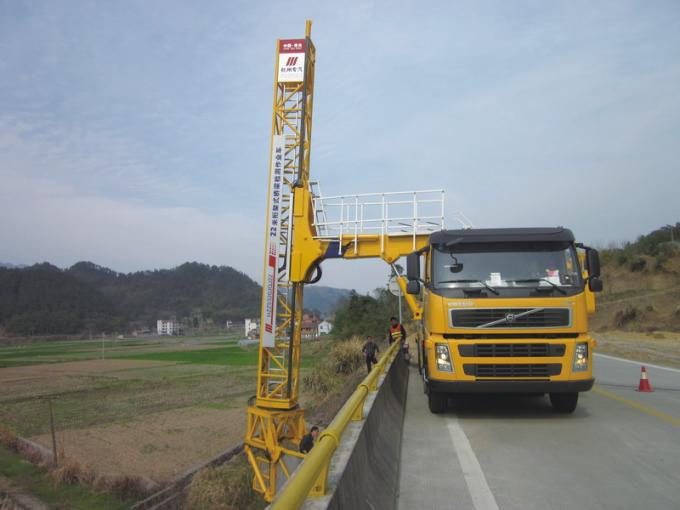 प्लेटफार्म प्रकार ब्रिज निरीक्षण ट्रक चेसिस वोल्वो 8x4 309KW (420HP)