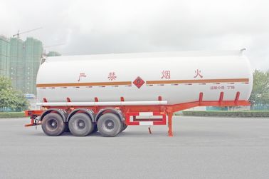Custom 38cbm 3axle Chemical Liquid Tank Truck / Aluminum Fuel Transport Trailers