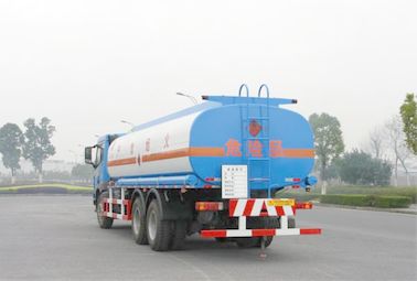 Faw 6x4 220HP Carbon Steel Gasoline Delivery Truck , Crude Oil Truck