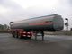 Steel Chemical Liquid Tank Truck Transport Cyclopentane With 3 Axles 46cbm
